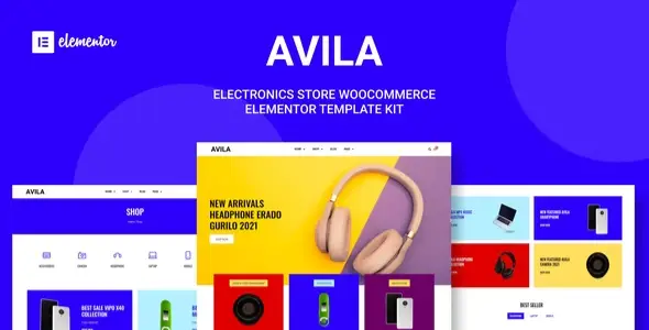 Avila – Electronic WooCommerce Elementor Template Kit